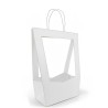 Shopper Medaillon Medium14X23 h38cm 5pz.  White
